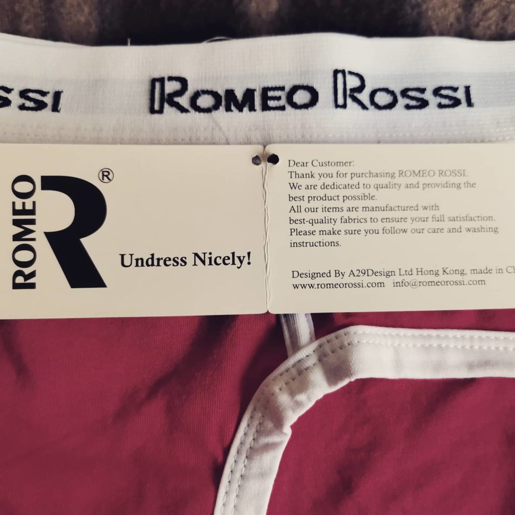 Обзор мужских трусов Romeo Rossi красного цвета